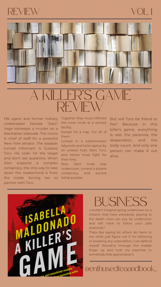 A Killer’s Game: Isabella Maldonado